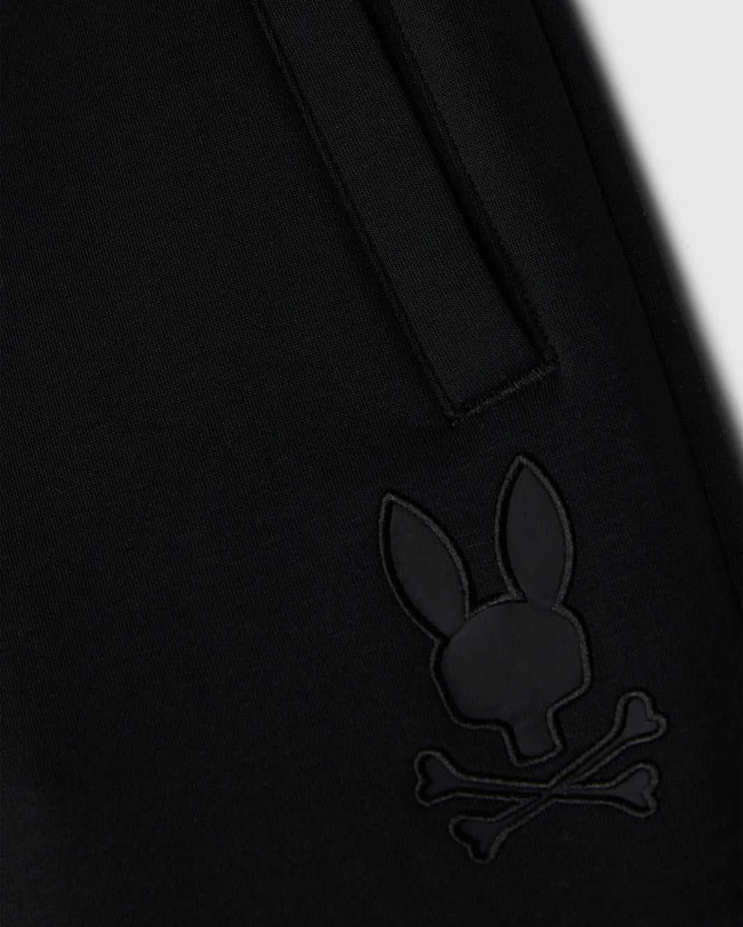 Short Psycho Bunny Lyons Casual Sweatshort Noir Homme | DGL-13892346